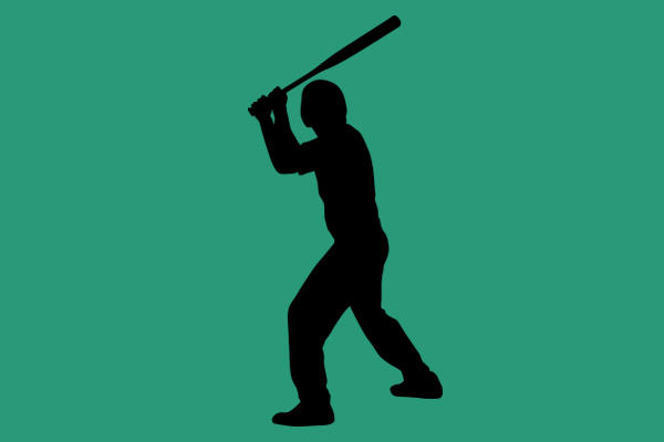 Symbolik für Baseballspieler