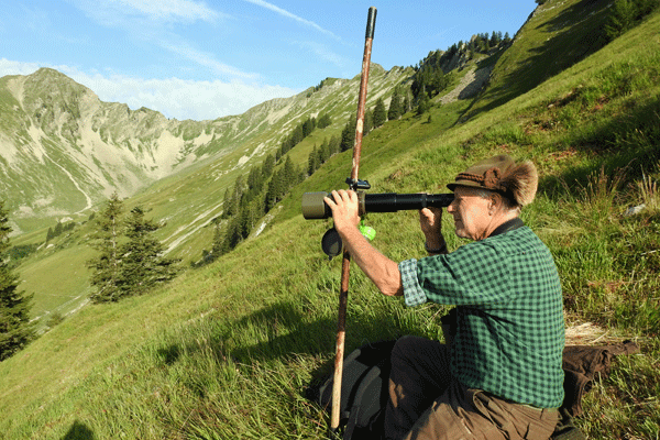 Jäger im Alpinen Raum