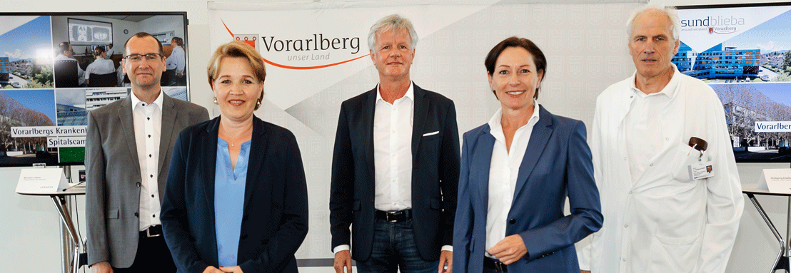 Startschuss für Spitalscampus Vorarlberg Standortübergreifende Vernetzung