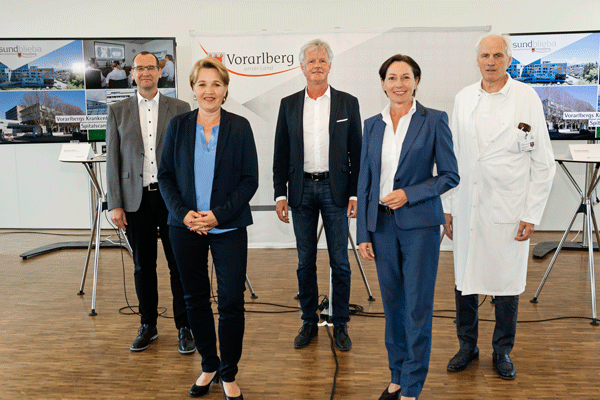 Startschuss für Spitalscampus Vorarlberg Standortübergreifende Vernetzung 